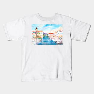 Empuriabrava. Carrer Port Rhodes Kids T-Shirt